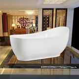 厂家直销 浴缸亚克力冲浪按摩浴缸 玻璃 独立式 单人浴缸卫浴