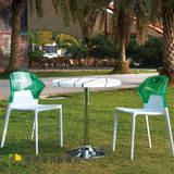 透明塑料餐椅 简约现代休闲椅时尚户外会所椅造型椅宜家个性椅子