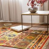 印度进口Kilim民族异域波米风复古几何北欧现代宜家地毯地垫挂毯