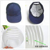 轻便透气安全帽夏季工作帽运动型棉质安全棒球帽内嵌ABS防撞内衬