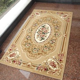 中式美式高密度环保羊毛质感地毯