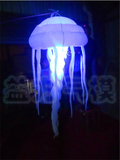 夜光水母章鱼气模 KTV酒吧圣诞会场商业促销布景道具 LED灯光气模