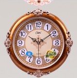 康巴丝静音欧式钟表挂钟客厅卧室时尚创意大挂表现代时钟石英钟表