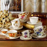 英格丽欧式骨瓷咖啡杯碟 英式下午茶出口陶瓷咖啡杯碟套装