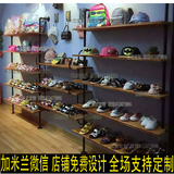童鞋鞋店上墙展示架鞋架货架实木鞋架鞋货架鞋柜展示柜陈列柜落地