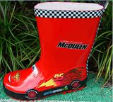 天然橡胶时尚红色汽车麦昆儿童雨鞋雨靴男童雨鞋学生雨鞋防滑水鞋