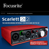 FOCUSRITE Scarlett 2i2 2I2 声卡 USB2.0音频接口【行货】