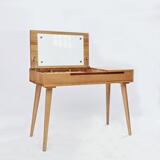 新品日式系列白橡木实木家具分类格子储物抽屉北欧简约梳妆台桌镜