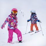 爱雪户外男女儿童滑雪服套装 防风防水加厚加棉超保暖棉服冲锋衣