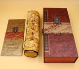 中国特色真丝彩绘长卷故宫全景图丝绸卷轴画商务出国礼品创意收藏
