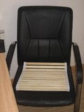 脑椅垫 保健美臀座椅垫 包邮夏天透气双层竹坐垫 办公室坐垫 电