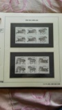2001-22昭陵六骏 凹凸小版 小版张 原胶全品 邮票