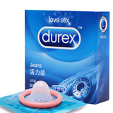正品杜蕾斯避孕套 活力型3只装 超薄润滑安全套 男女成人情趣用品