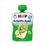 德国HIPP喜宝有机西洋梨香蕉猕猴桃吸入式婴儿果泥 90g