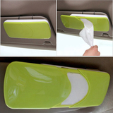 汽车挂式纸巾盒时尚彩色卡通可爱抽纸盒创意遮阳板汽车内饰用品