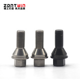 zontwin汽配钛合金汽车轮毂螺丝改装锥形垫圈通用轻量化螺栓螺杆