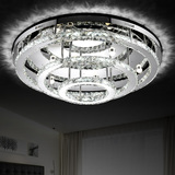 现代简约LED吸顶灯客厅灯水晶灯圆形大气卧室灯创意欧式灯饰灯具