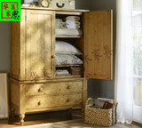索菲亚衣柜整体衣柜组合 简约现代美式两2门实木衣柜子 家具定制
