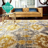 瑞风情印度进口真手工织造地毯 美式客厅卧室现代时尚床边毯