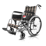 鱼跃轮椅残疾人轮椅车折叠轮椅轻便老人铝合金手推车老年人代步车