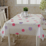 欧式餐桌布防水防烫台布免洗茶几垫塑料格子布艺餐桌垫软玻璃桌布