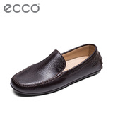 ECCO爱步男士皮鞋 舒适套脚鞋秋冬新款豆豆鞋 混合莫克系列580424