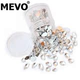 MEVO美甲树脂钻 塑料钻 指甲贴钻 大颗粒 异形 圆形 约100粒混装