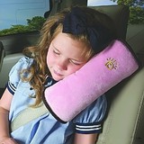 爱卡通毛绒睡觉用品汽车座椅安全带套 儿童加长护肩套车用睡枕可