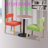 现代简约实木整装镂空餐椅布艺可拆洗酒店咖啡厅镂空餐桌椅子