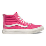 VANS /万斯 SK8-HI 粉红色高帮反绒皮硫化运动滑板鞋情侣款