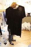 韩国进口东大门代购女装Vaseline 新款显瘦薄款短袖T恤