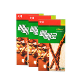 【天猫超市】韩国进口零食品 乐天饼干扁桃仁巧克力棒32g/盒*3%