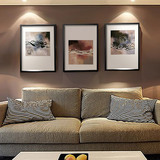 抽象油画艺术画装饰画客厅沙发背景墙壁画挂画现代简约三联画室内