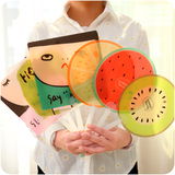 创意可爱卡通涂鸦水果手持扇子 儿童学生夏季手摇扇 PP塑料小扇子