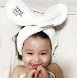 韩国儿童宝宝发饰品 亲子款洗脸束发带 兔耳朵儿童发带 弹力束发