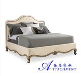 全实木床家具1.8米欧式床双人床 北欧宜家床现货床新古典床美式床