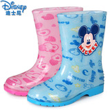 迪士尼儿童雨鞋男童 宝宝水鞋女童小孩卡通胶鞋套鞋防滑宝宝雨靴