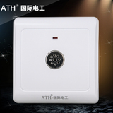 ATH86型嵌入式二线声光控延时感应开关面板楼道LED声控开关