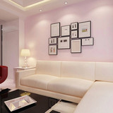 T 素色温馨粉色墙纸卧室客厅背景服装店宾馆纯色壁纸蓝色黑色包邮