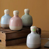 现货日本新款bruno ceramic Vidrio陶瓷花瓶超声波迷你usb加湿器