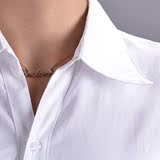 F10细条纹女衬衫 短袖白衬衫女修身职业工作服正装OL长袖衬衣上班