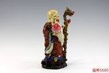 画家藏品 民国硬陶瓷寿星像摆件 古玩古董文物旧货老物件