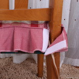 【吾家】订做欧式椅垫田园坐垫椅子垫餐椅套定做餐椅座垫棉麻布艺