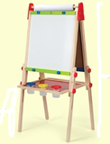 ec儿童美术素描实木画板画架套装双面磁性板支架式可升降品