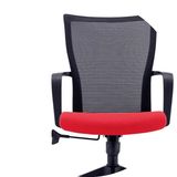 好环境家具 电脑椅 办公椅 网布透气职员活动转椅 红色坐垫 尼龙?