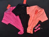 外贸定制网眼透气女装运动短袖T恤排汗速干瑜伽健身跑步运动大码