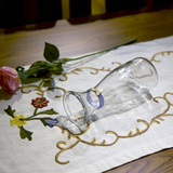玻璃透明花瓶富贵竹客厅桌面现代时尚简约 批发水培台面花瓶简约