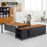 杭州泰哲家具板式老板桌时尚办公桌简约大班台主管桌现代经理桌