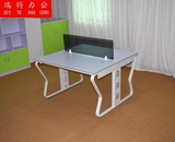 四4人位8八人位电脑办公桌子深圳办公屏风电脑组合办公桌办公家具