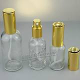 透明玻璃乳液瓶 精油喷瓶壶花水纯露分装瓶避光多种规格